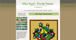 Desktop Screenshot of mikesegalart.com